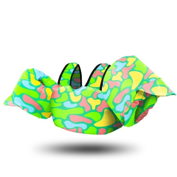 Chriffer Kids Swim Vest Life Jacket 30-50Lbs Boys/Girls Fun Colorful New NIP - Picture 1 of 13